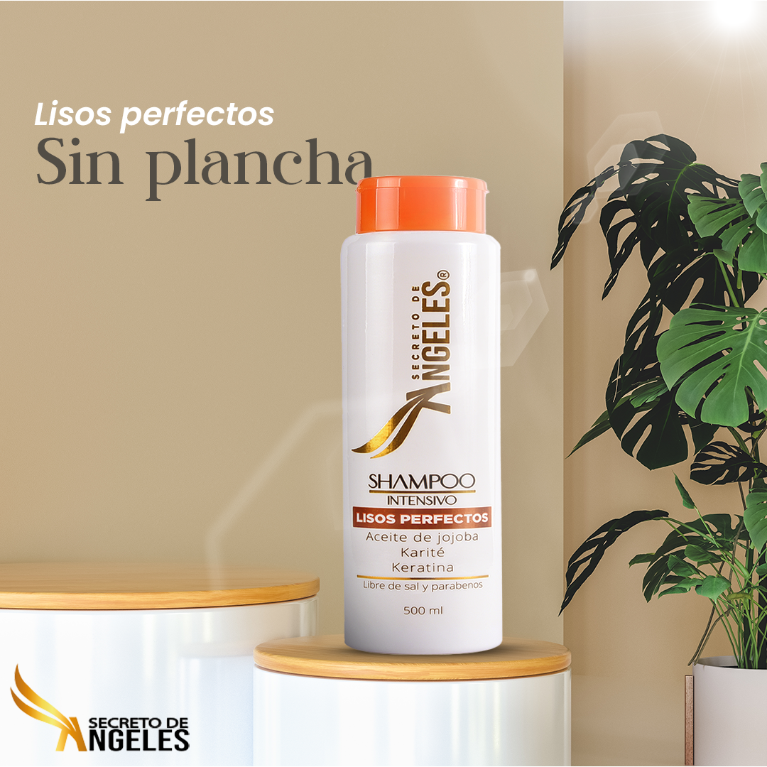 Combo Lisos Perfectos: Shampoo 500ml + Tratamiento 500ml + Obsequio