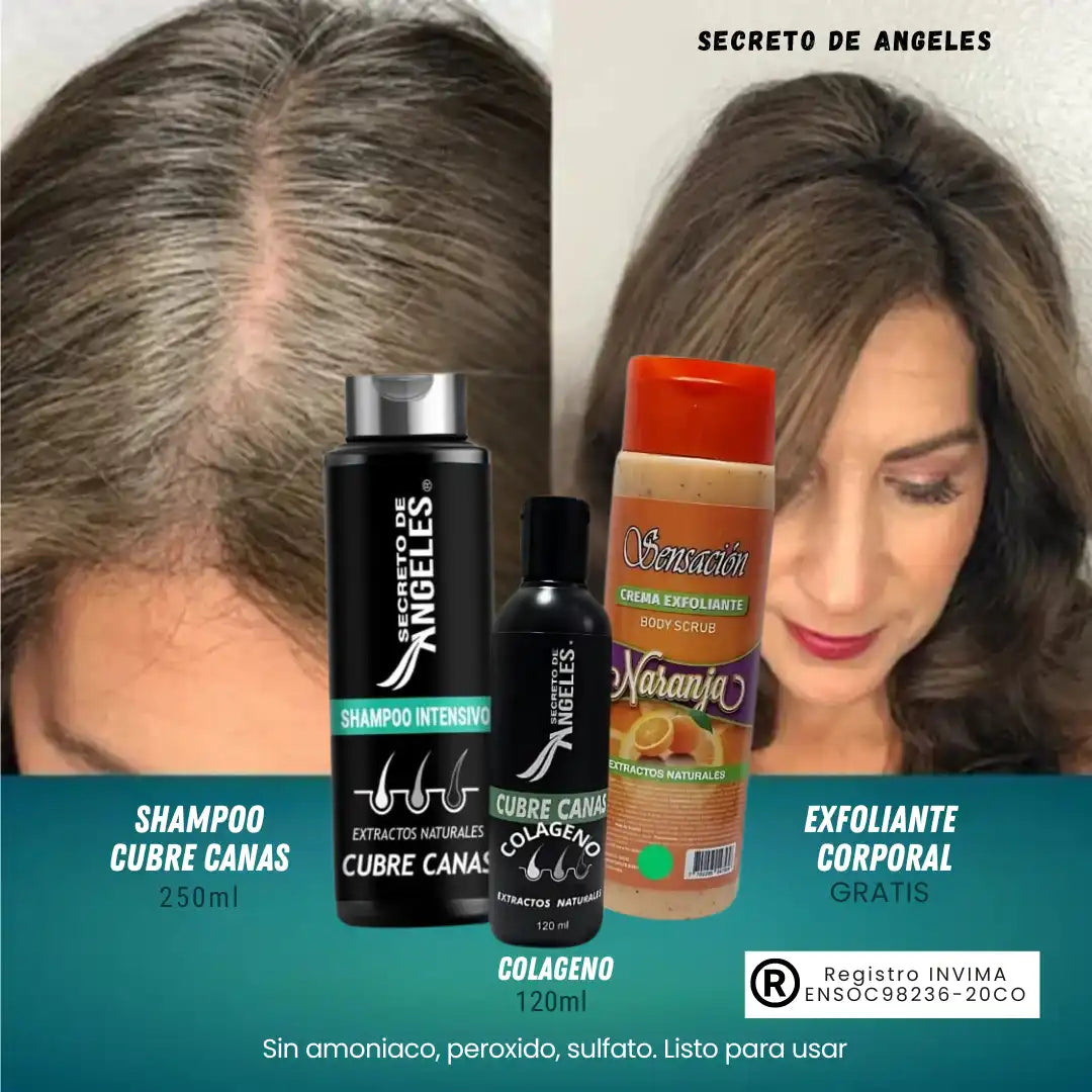 Shampoo Cubre Canas + 2 Obsequios especiales 💥