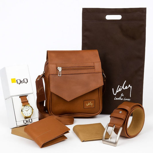 Combo Lancelot Vélez en Cuero + Obsequio Reloj Exclusivo ⌚👜